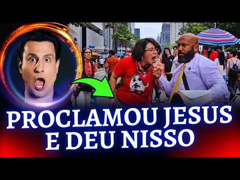 🔥Pregador proclama o nome de Jesus na Paulista e é hostilizado por petistas