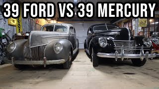 How Different Are 1939 Ford And 1939 Mercury Coupes???