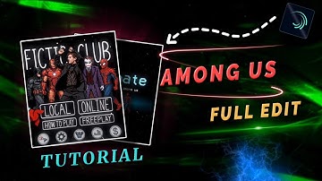 Trending Among us edit tutorial | fictic like among us edit