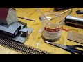 флок на макете железной дороги HO 1:87.