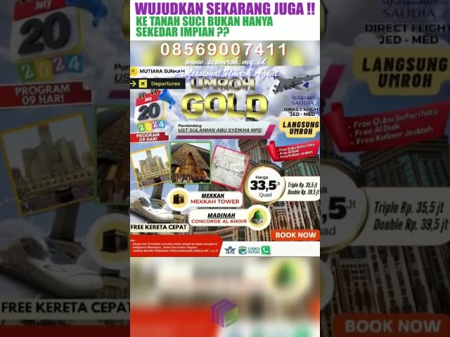 Berangkat umroh sesuai dengan budget