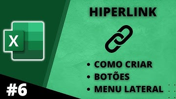 HIPERLINK no Excel | Botões, Menu e estilização