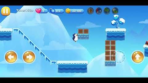 Penguin Run 2 - Level 22 Walkthrough | Android Game