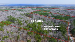93 ACRE PROPERTY in Ridgeway, SC!