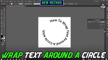 How To Wrap Text Around A Circle with illustrator 2025