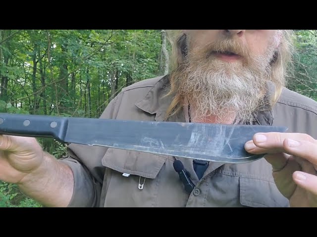 Ontario 12 inch machete-Field Test - YouTube