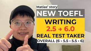 New TOEFL 2026 Writing: 2.5 to 6.0 in 3 Weeks (Matías’ Study Plan)