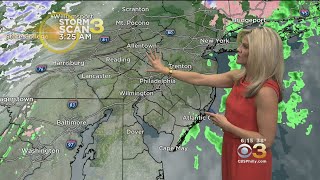 6 AM Wednesday Forecast: Winds Whip Up Today