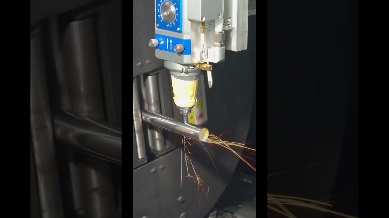 Обработка трубы на лазерном станке с ЧПУ LRM XT 6020 |  www.tdbulat.ru