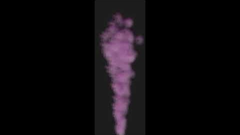 Lightwave 3D 2020 - Emitter Hypervoxel Smoke Pink 01