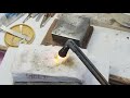 Melting and making gold piece