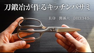 【買ってよかったもの#2】刀鍛冶の技術が継承されたオールステンレスキッチンバサミ 貝印 関孫六  DH3345