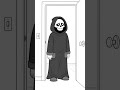 WFH | DEATH IS MY ROOMIE #animatedcomedy #animation #darkcomedy #comedy #animatedseries #shorts
