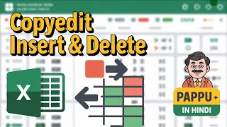 MS Excel Tutorial: How to Insert & Delete Rows, Columns & Cells Easily | Excel Basics in Hindi