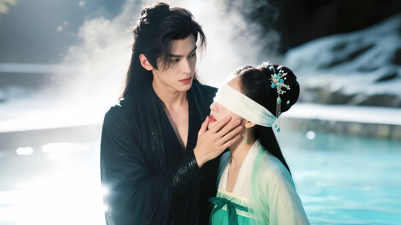 盲女誤中情藥跌入攝政王的浴池，本想求他救命，卻被冷血的攝政王反手囚進懷裡，吻得她喘不過氣！#短劇 #追妻火葬场