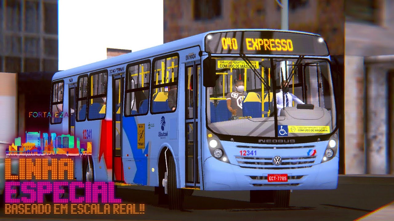🔸Especial🔸Neobus Mega 2006 Vw 17.230 EOD - Linha 040 Expresso