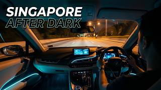 Singapore East Coast night drive #singapore #mgs6 #ev #nightdrive