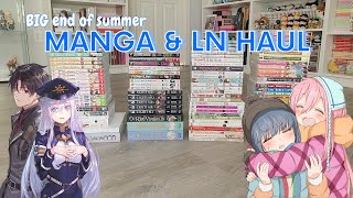 BIG End of Summer Manga and Light Novel Haul (90+ volumes!!) ✧