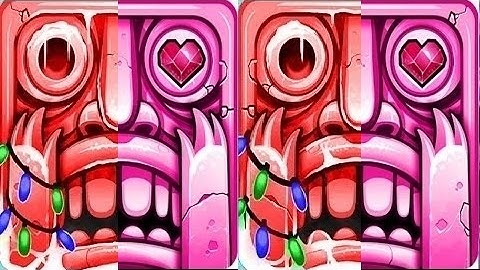 Temple Run 2 Blazing Sands VS Frozen Shadows iPad Gameplay for Children HD #57