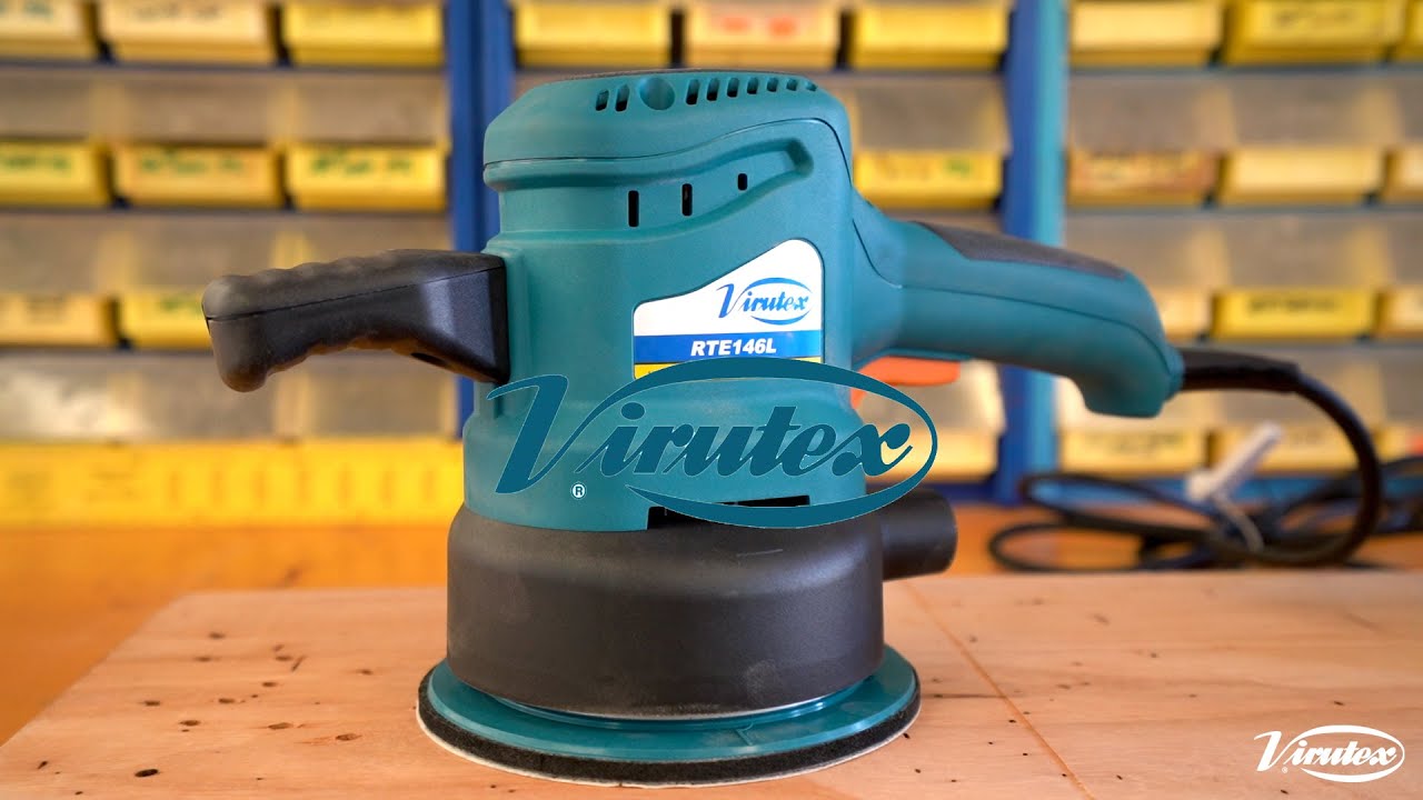 VIRUTEX TV | 150mm RTE46L Rotary Orbital Sander - YouTube
