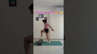 Stepper workouts at home🔥💥💪🏋️‍♀️#fatloss #fitness #viral #shorts #weightloss #strongabs