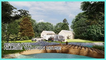 [Lumion] Hillside Vacation  House [Virtual Walkthrough] [Rendering] [Revit] [Enscape]