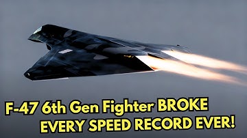 F-47 6th Gen Fighter Jet Just Broke SPEED Records that No Fighter Has Touched!