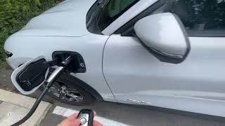 Tesla Supercharging a Ford Mach-E | Unedited