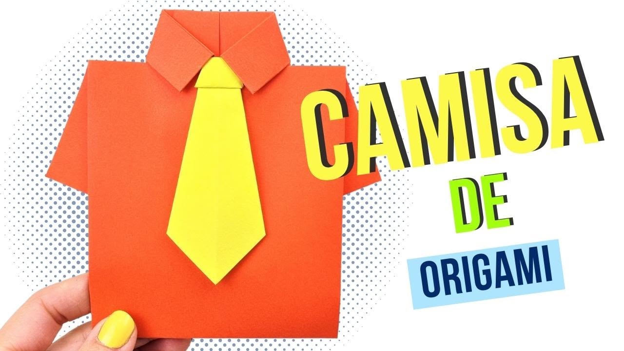 👔 Cómo hacer una Camisa de origami para el día del Padre - YouTube