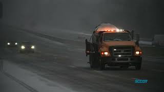 SCDOT Winter Storm Gianna Rock Hill Road Conditions Broll