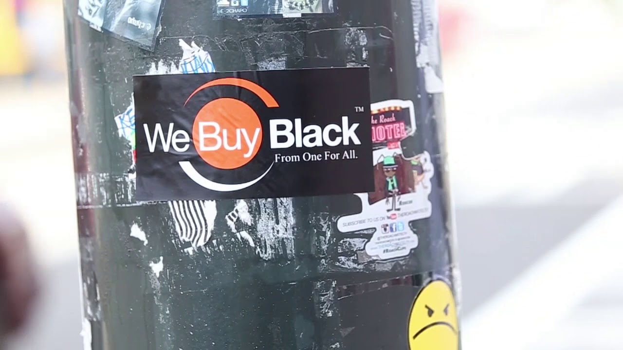 Webuyblack.com Sticker