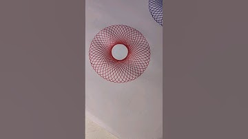 Count the number of circles drawn by pen in total??? #spirograph #youtubeshorts #viralvideo #2024