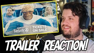 **NEW** 'THE FANTASTIC FOUR: FIRST STEPS' TICKETS ON SALE TRAILER REACTION! | MARVEL | PEDRO PASCAL
