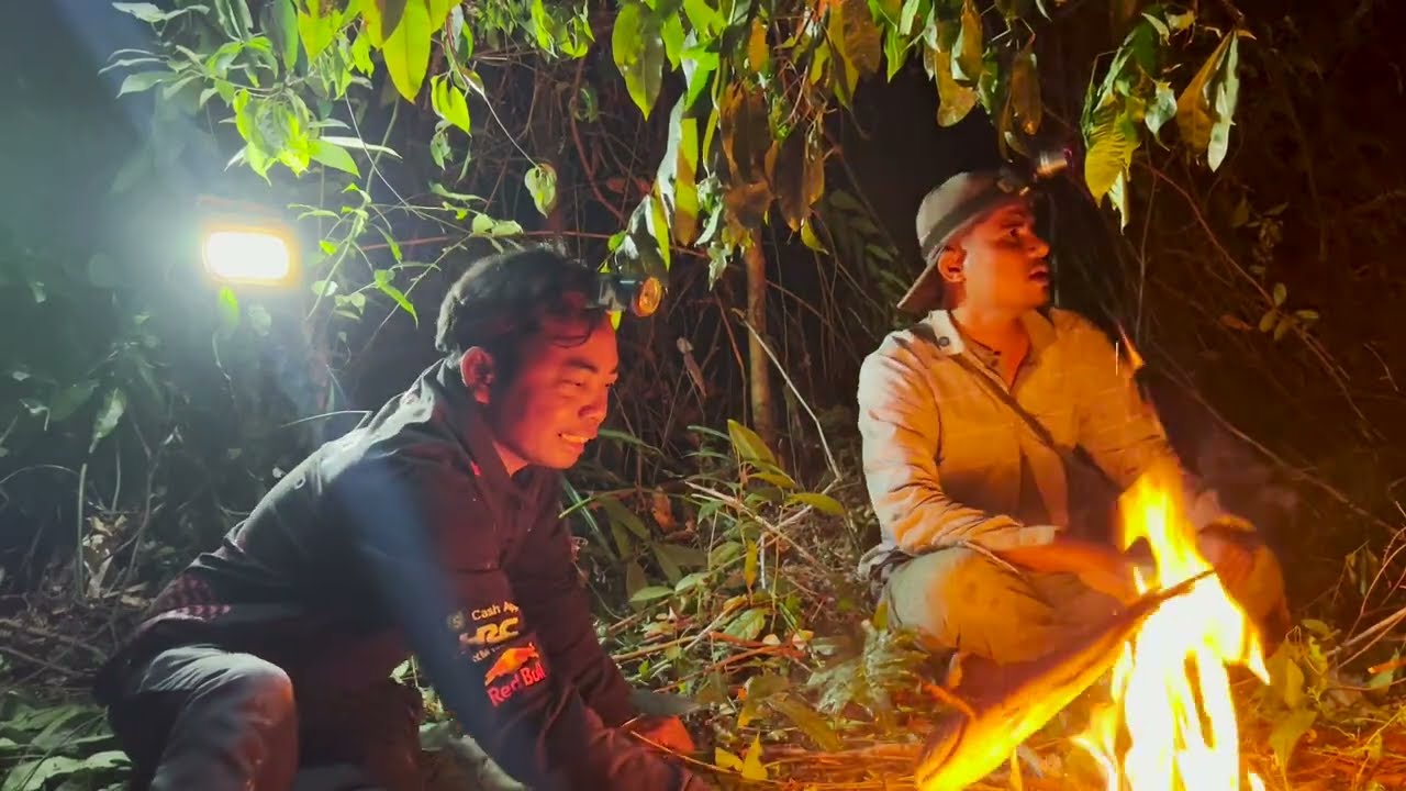 Today Camping With Bongkneg | Cooking fish 🐠 And Overnight 