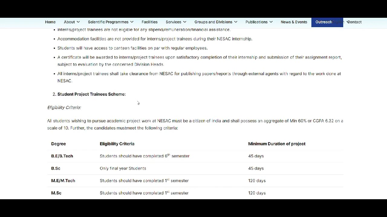 NESAC Internship 2024 | UG/PG/PhD | All Are Eligible | Latest Dept. Of Space Internships 2024