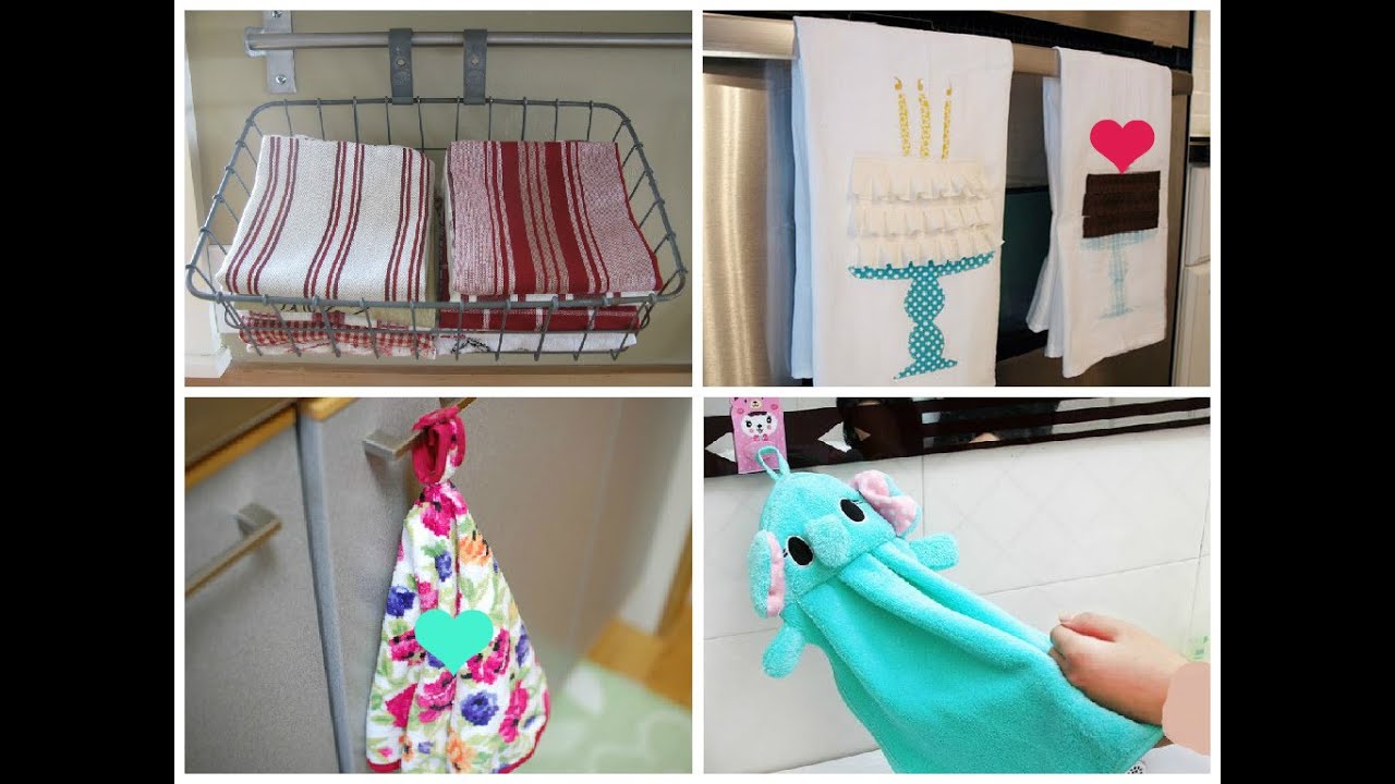 ♥ فوطة المطبخ أفكار وترتيب  ♥