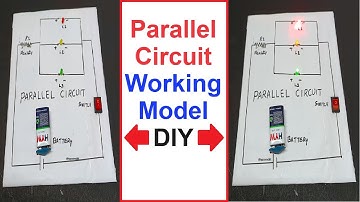 parallel circuit working model for science exhibition with resistor  - physics project - DIY pandit