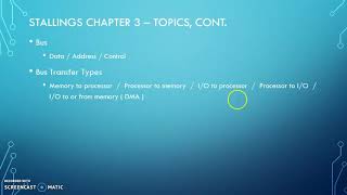 CSIT 256 Chapter Overview Stallings Ch 03