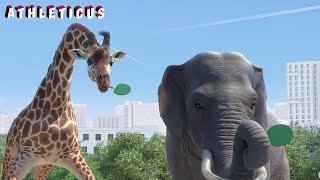 Ping Pong Trouble Athleticus Sport Animals Cartoon In English