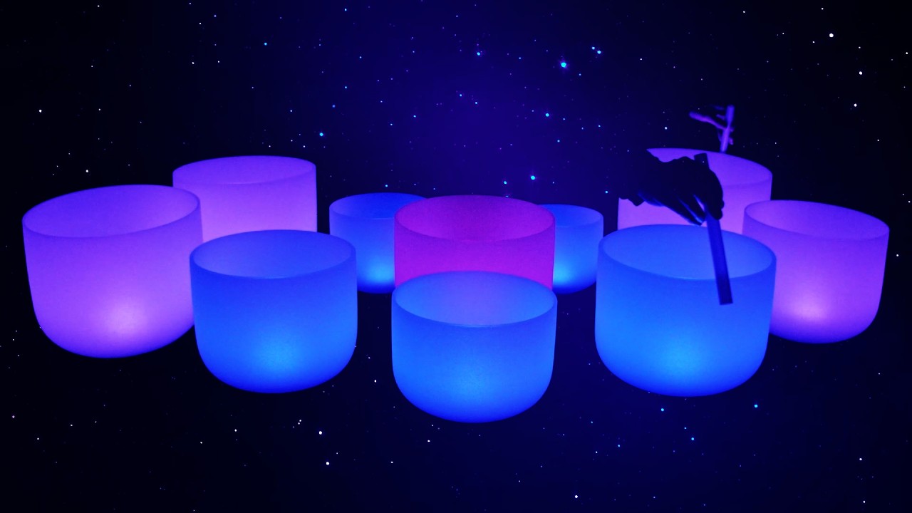 Release Tension From The Body - Crystal Bowls 432Hx Soundbath