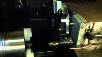 LinuxCNC 2.5.3 build in lathe. Backe turret layer.