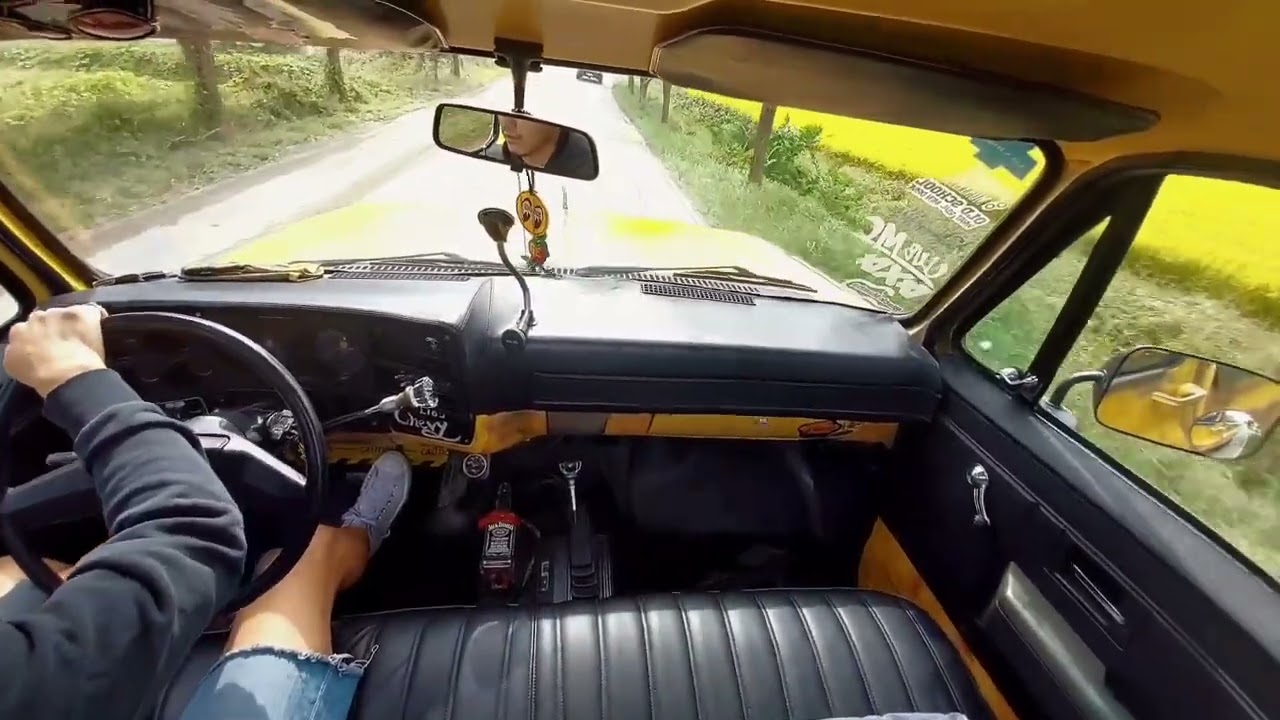 1985 chevy k30 Driving (no talk video only engine sound) 6.2 diesel