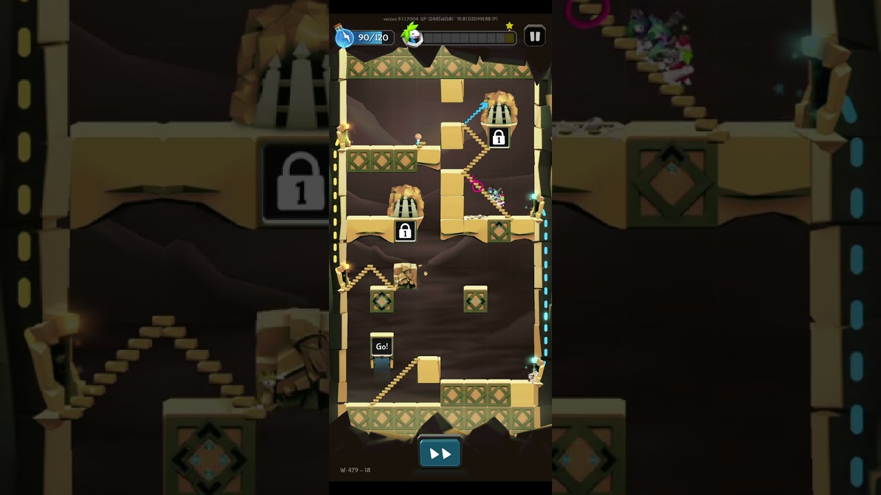 Lemmings W 479 - 18. Walkthrough.