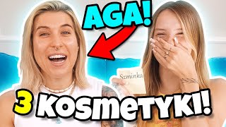 Video thumbnail of "Cały makijaż trzema kosmetykami😱 challenge z Agnieszką Grzelak"