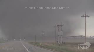 04-27-2024 Waterloo, NE - Large Destructive Tornado