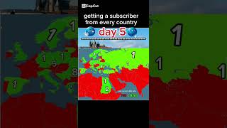 getting a subscriber from every country#europe#mapping#shorts#subscribe