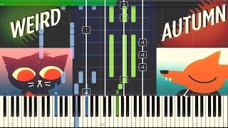 Miniatura del video "Weird Autumn - Night In The Woods [Synthesia Piano Tutorial]"