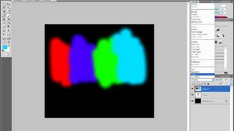 Photoshop CS4 Neon Rainbow Text Effect