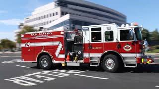 San Mateo Consolidated FD Engine 29 Responding code 3