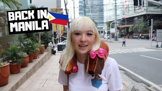 BACK in the PHILIPPINES! Overcoming The WORST Jetlag In Manila!